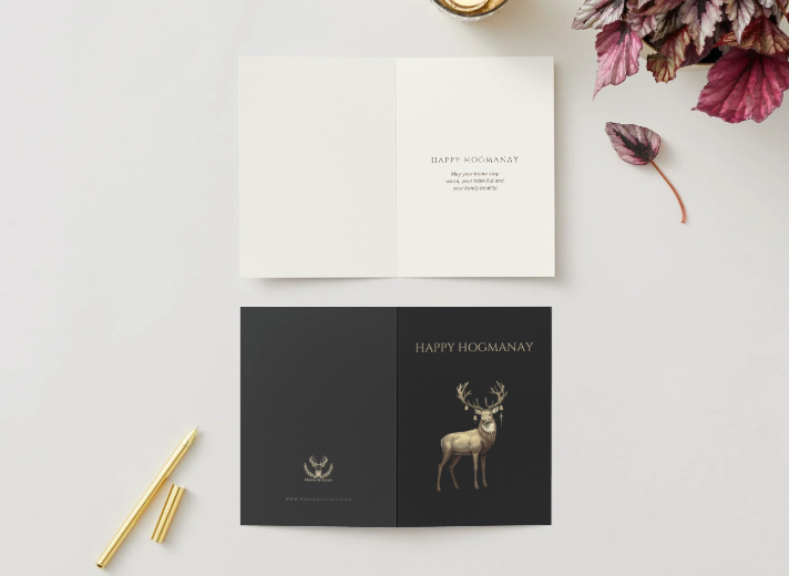 Hogmanay Greetings Card